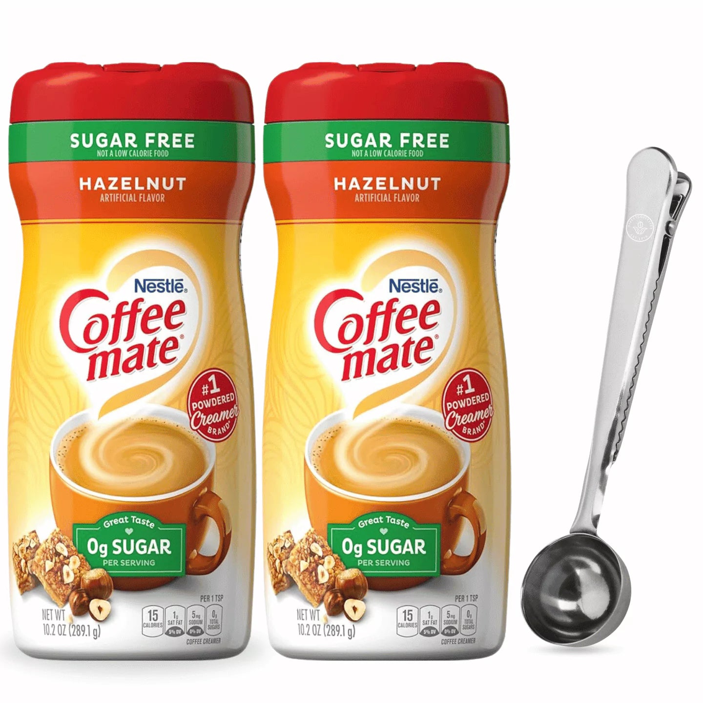 Coffee Mate Sugar-Free Hazelnut Coffee Creamer Powder, 10.2