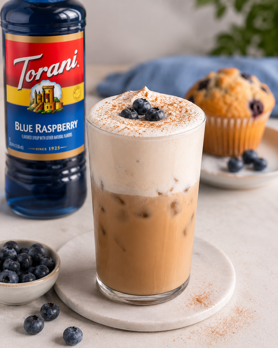BLUEBERRY MUFFIN PROTEIN LATTE