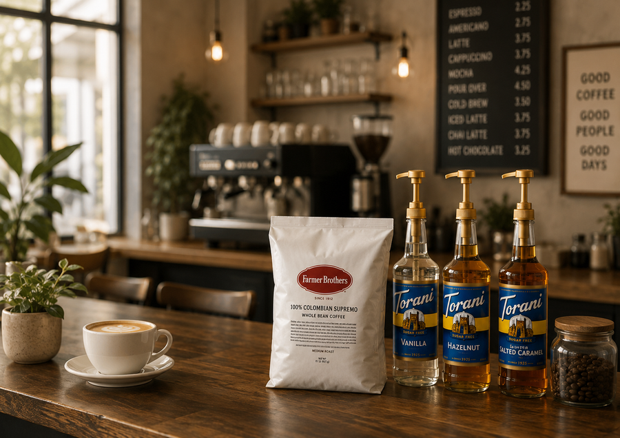 Stock your café with trusted brands.