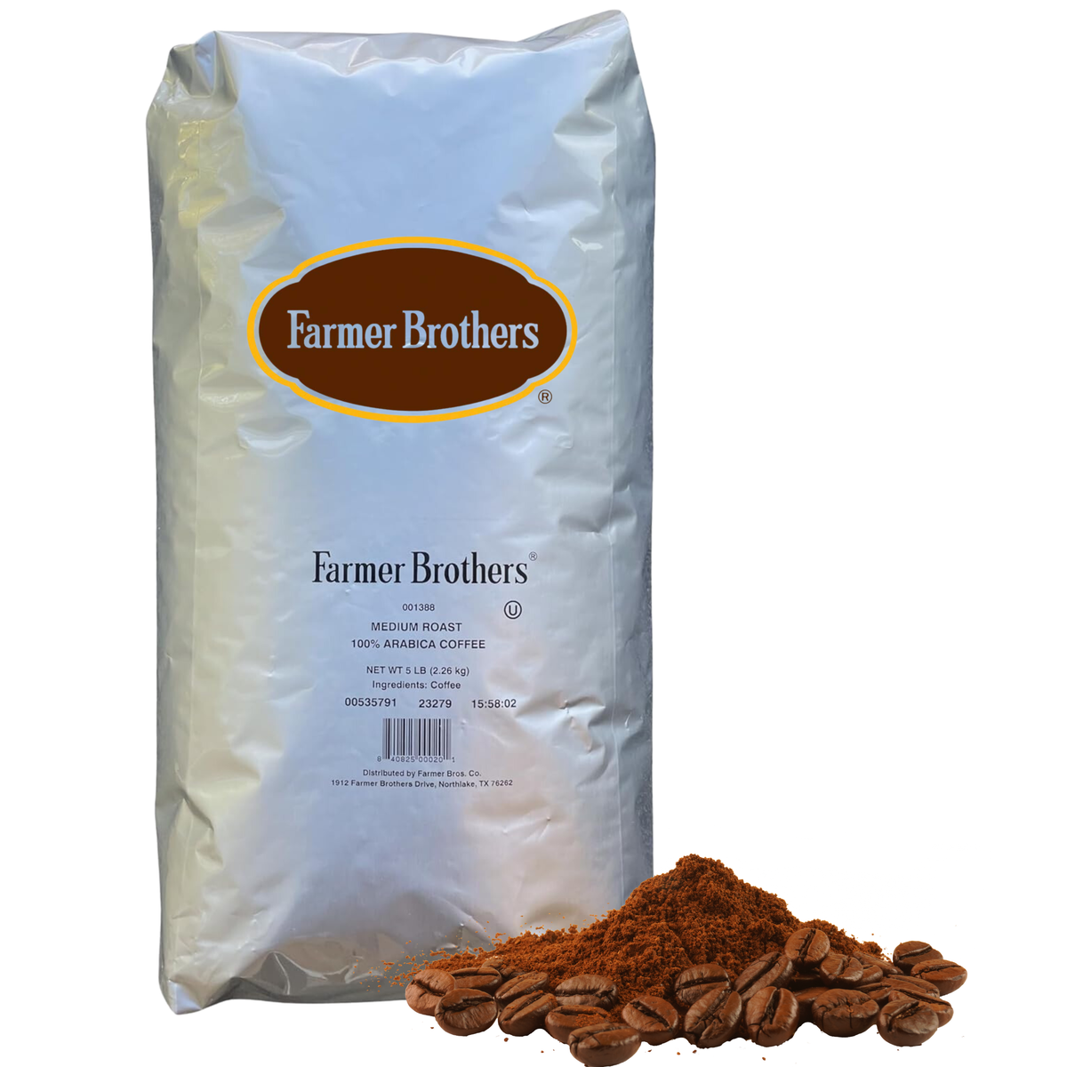 Farmer Brothers Premium Blend 100% Arabica Whole Bean Coffee 