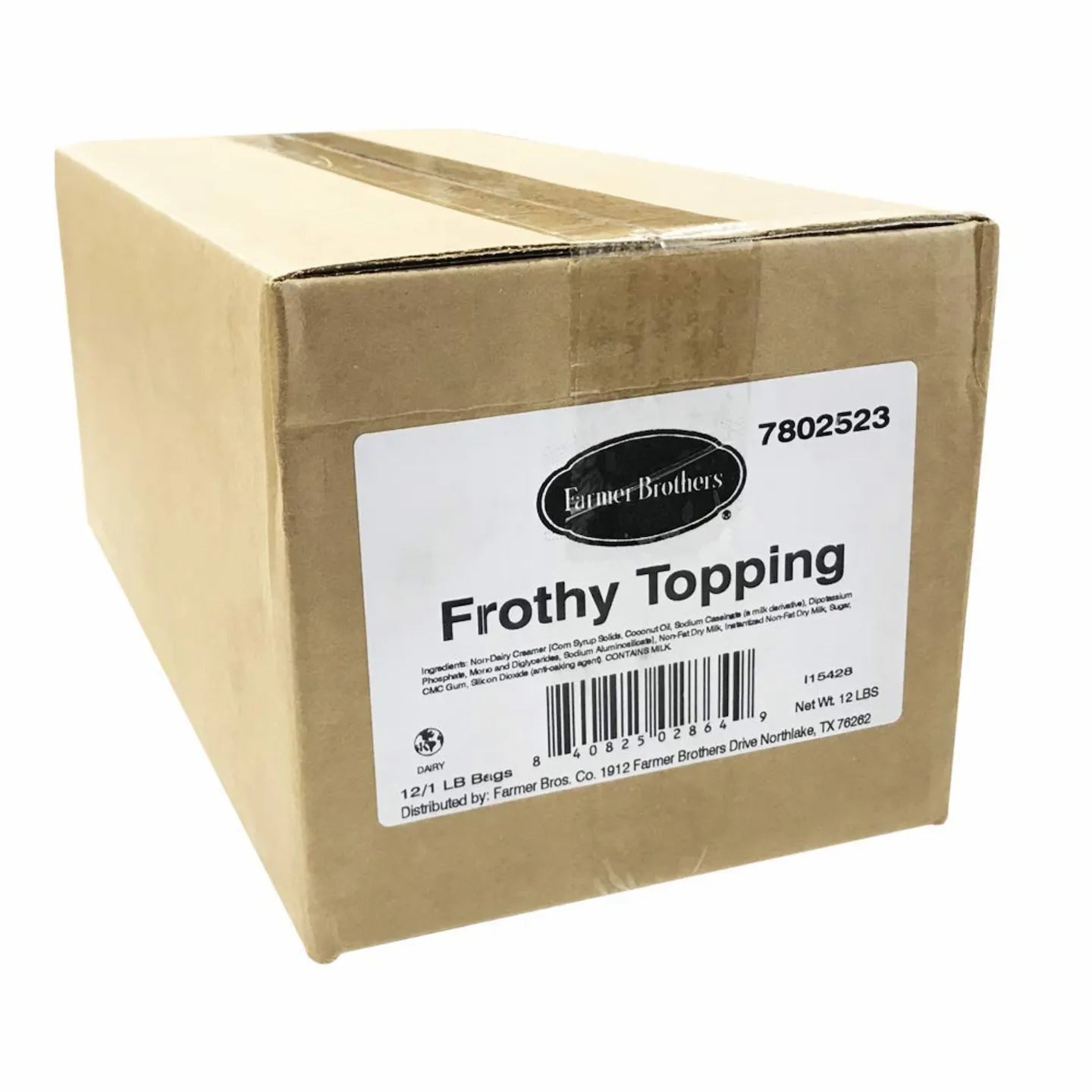 Frothy Cappuccino Topping Farmer Brothers Cappuccino Mix (12 x 1 lb ba ...