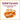 Orange cup of coffee with caramel candies on a white background, featuring text about salted caramel flavor.