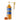 Torani Salted Caramel syrup bottle with pump and caramel candies on a white background