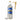 A bottle of Torani Sugar Free Sweetener with a gold pump dispenser and a few white sugar cubes on a white background.
