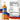 Torani Sugar Free Salted Caramel syrup bottle with nutrition facts label on a colorful background